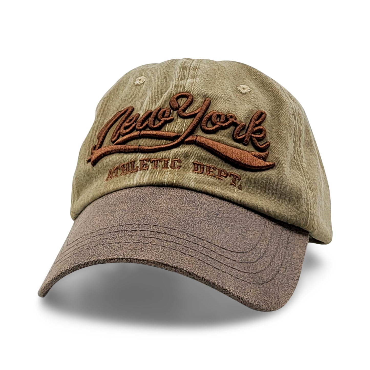Khaki New York Design Baseball Cap