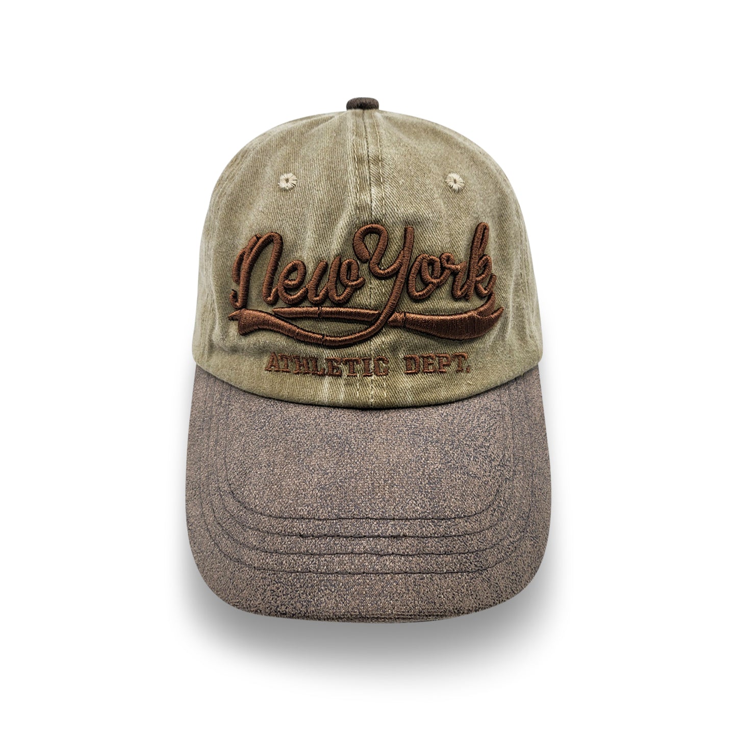 Khaki New York Design Baseball Cap