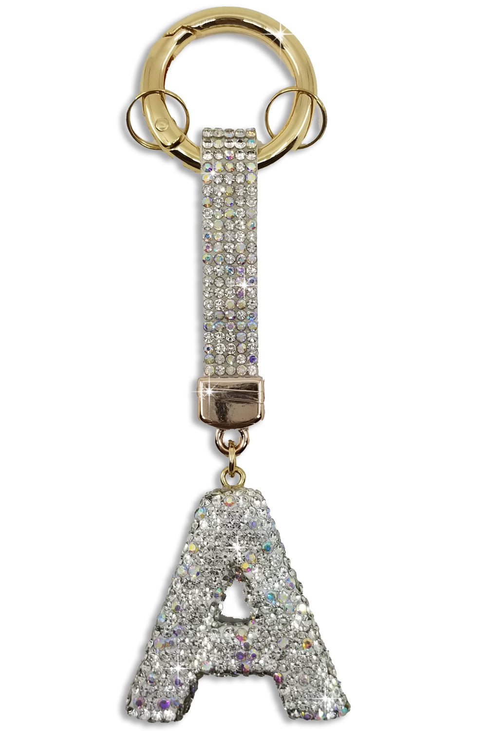 Bling Glam White Key Chain