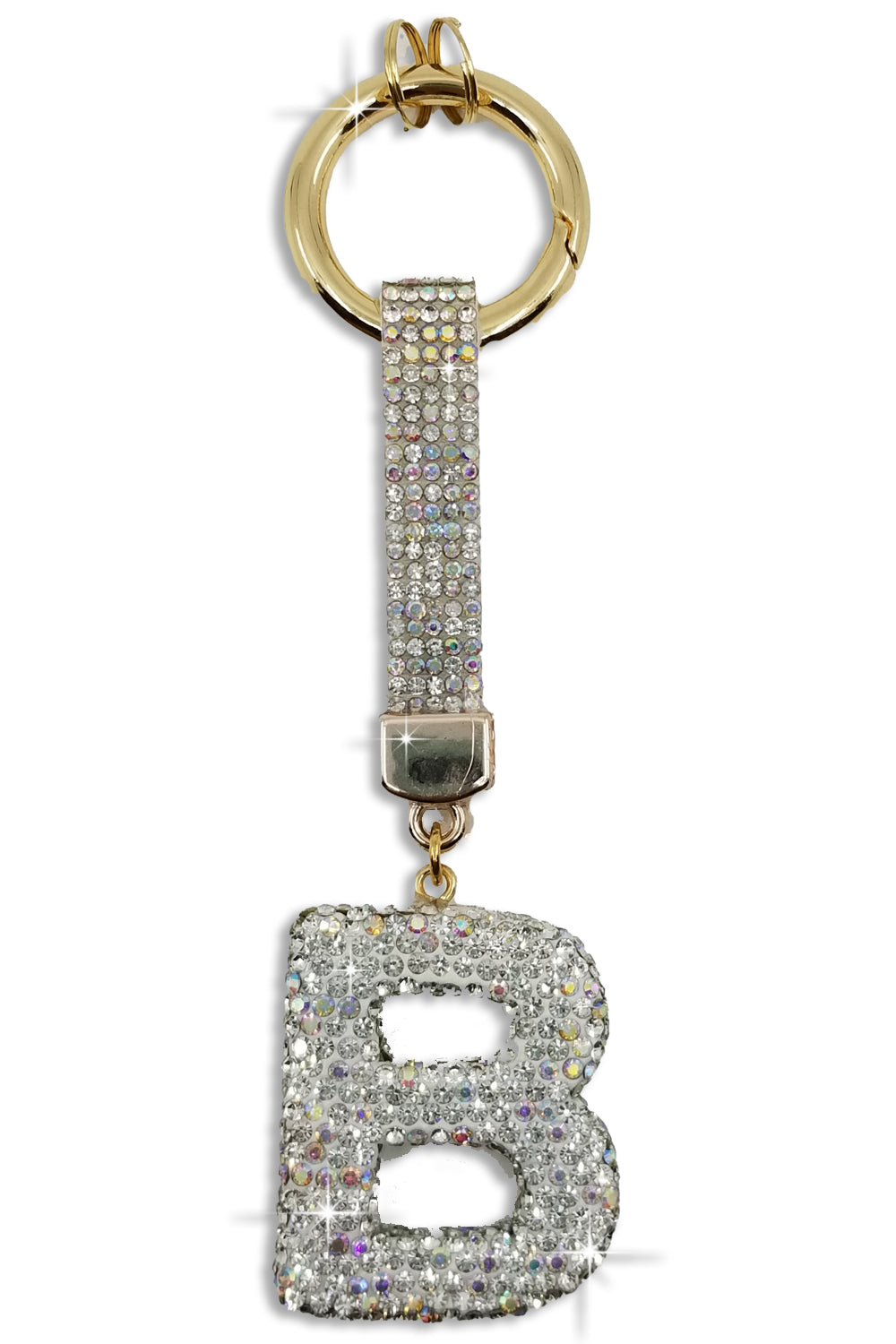 Bling Glam White Key Chain