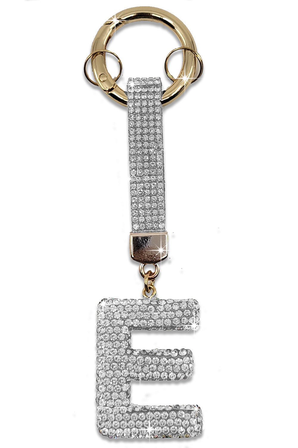 Bling Glam White Key Chain