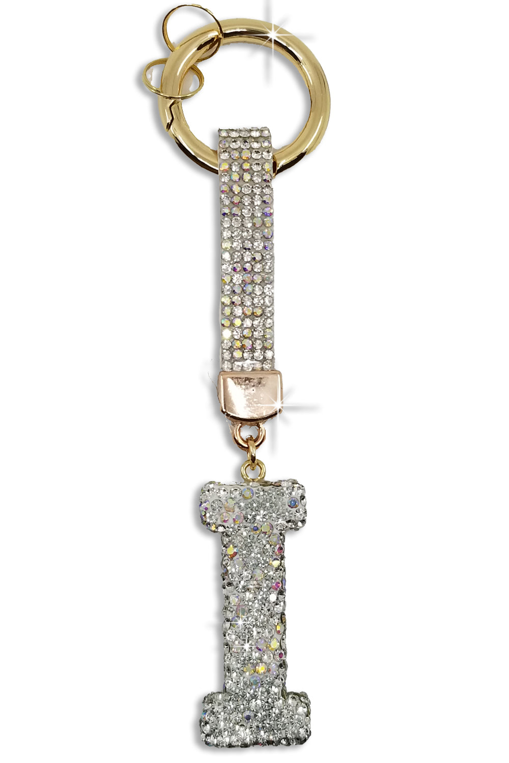 Bling Glam White Key Chain