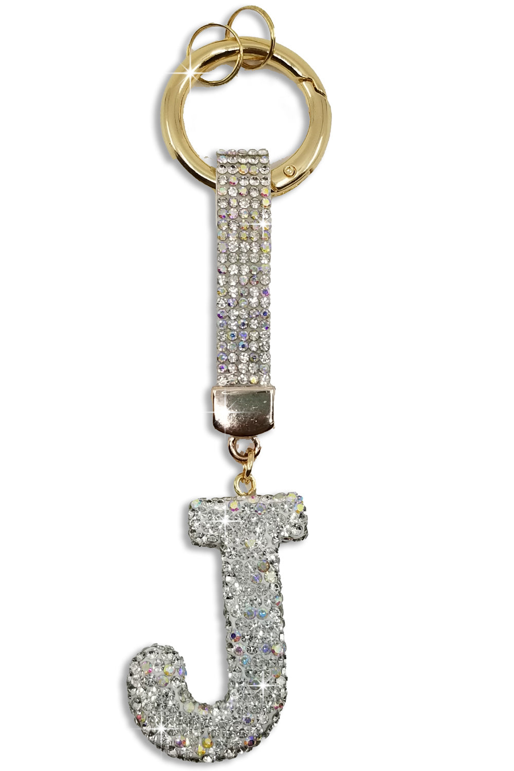 Bling Glam White Key Chain