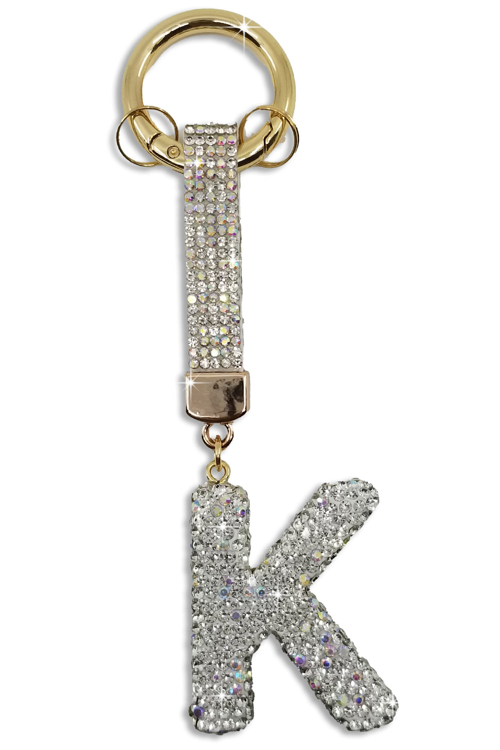 Bling Glam White Key Chain