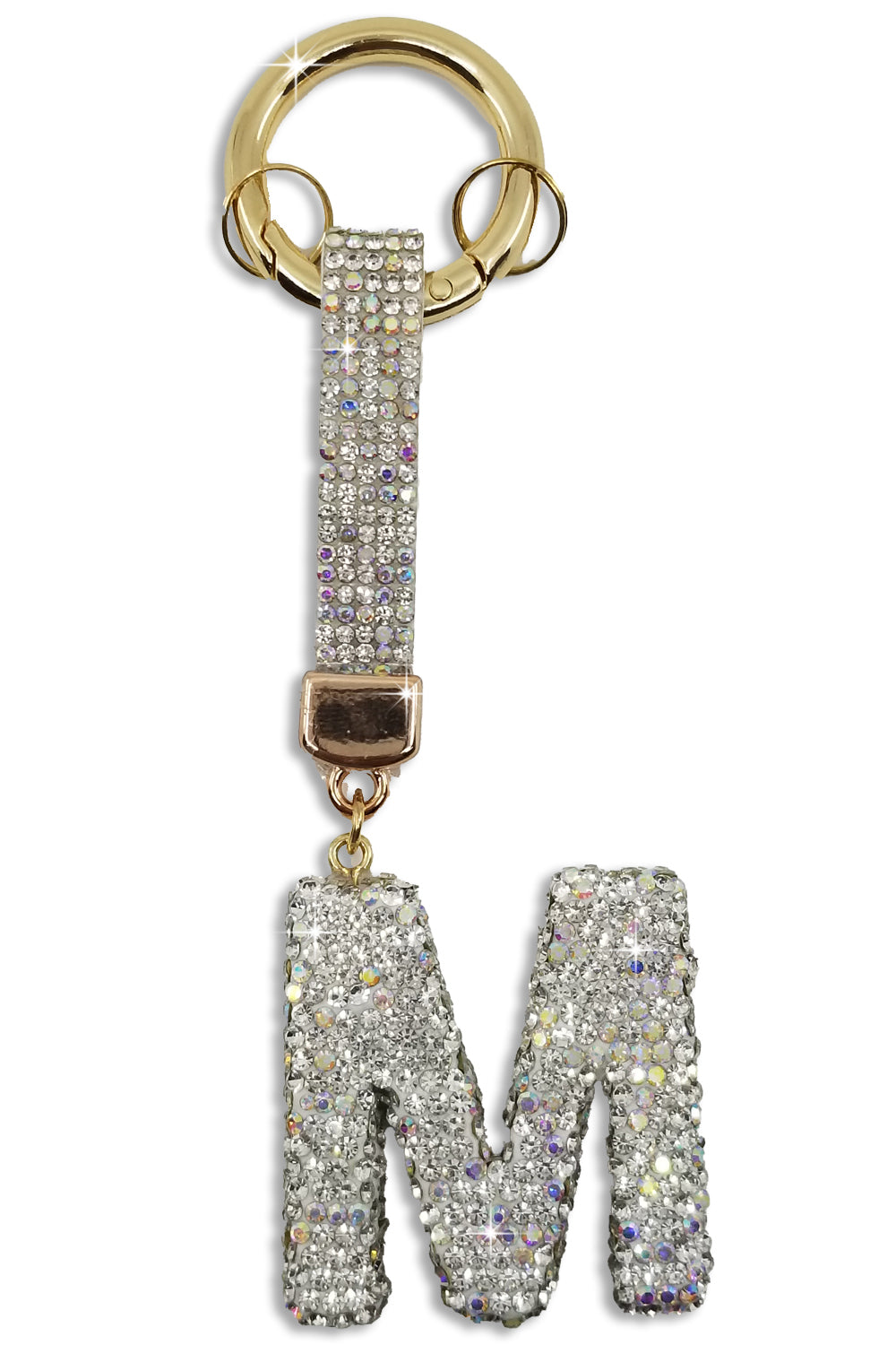 Bling Glam White Key Chain