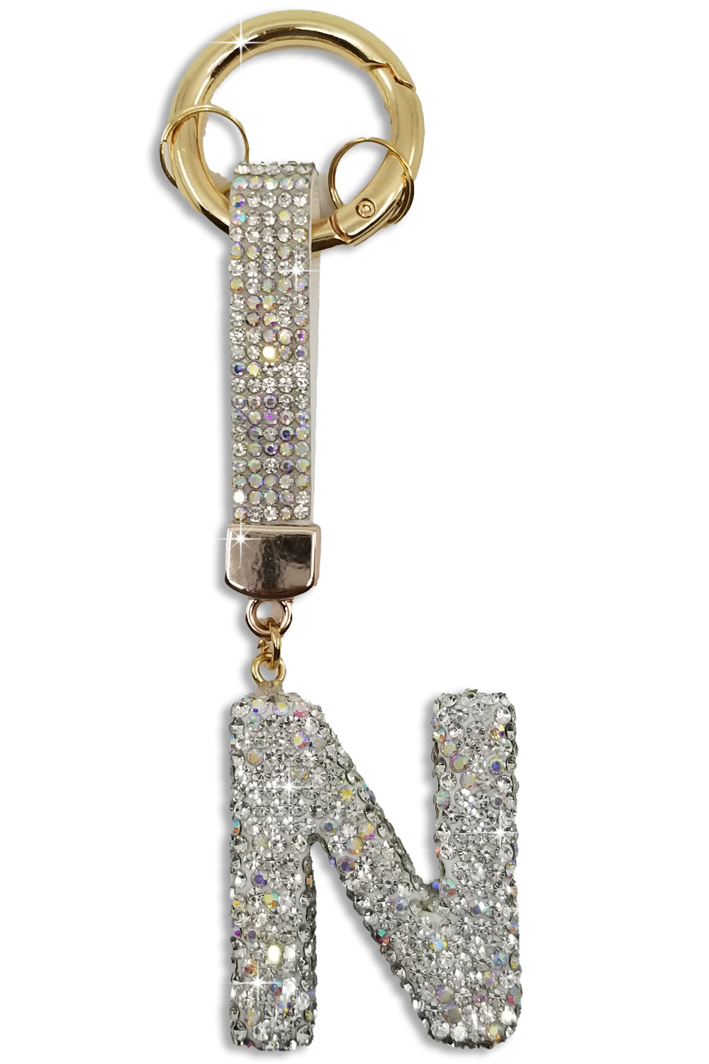 Bling Glam White Key Chain