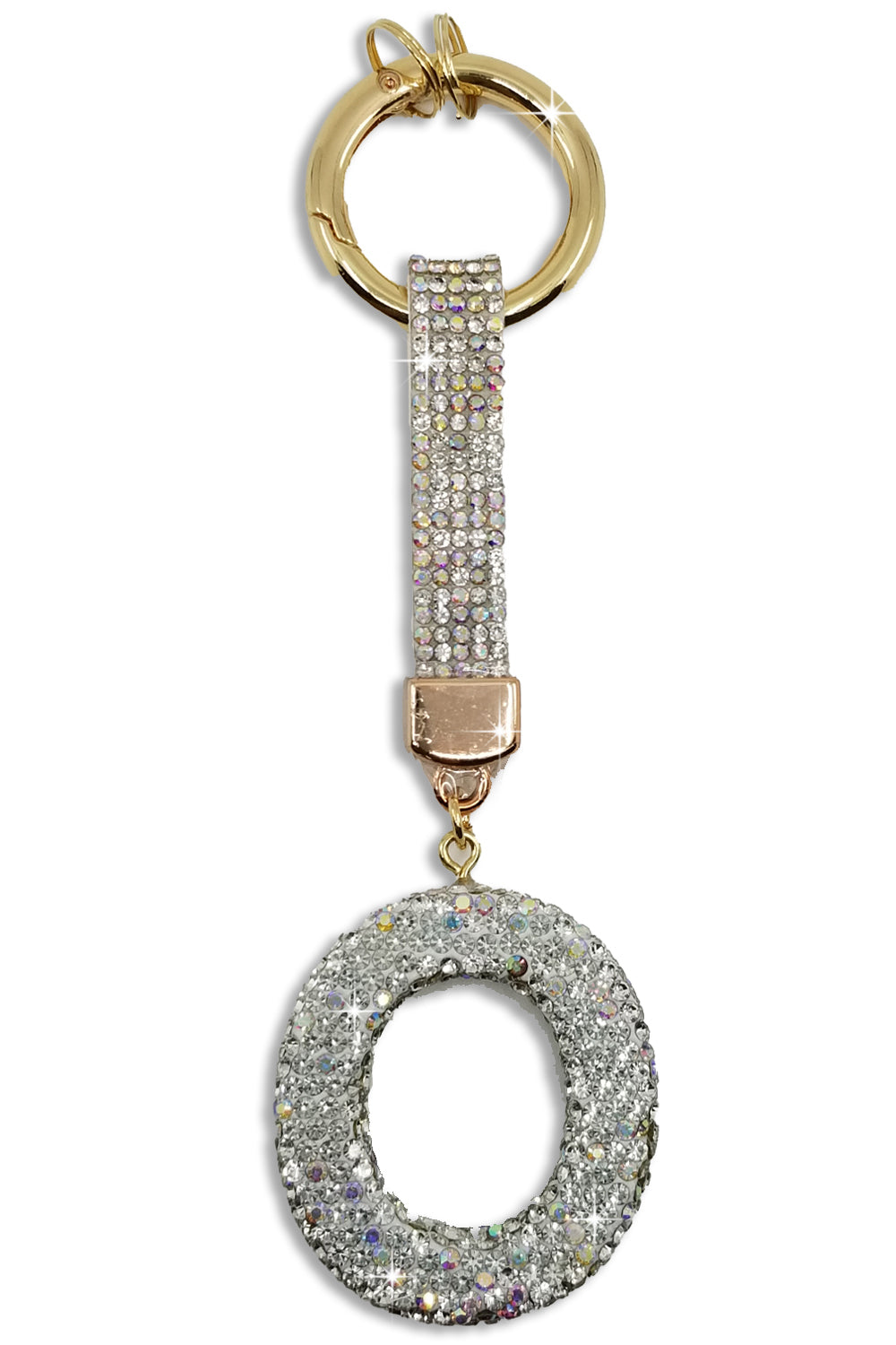 Bling Glam White Key Chain