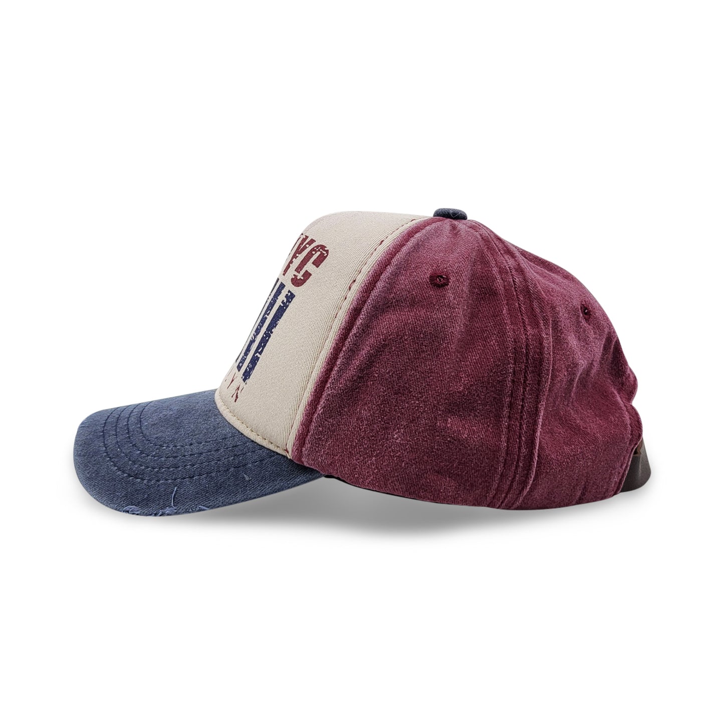Red Blue NYC Brooklyn Baseball Cap