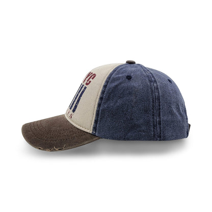 Blue Brown NYC Brooklyn Baseball Cap