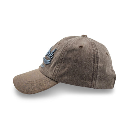Brown New York Design Baseball Cap