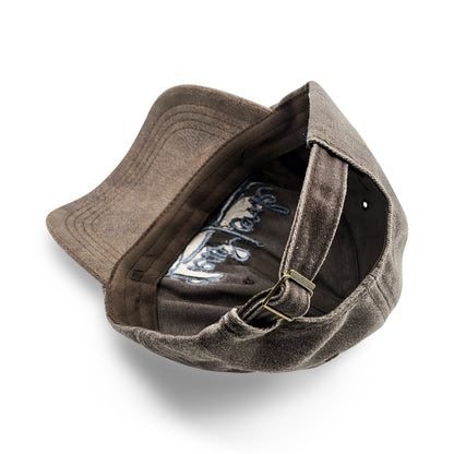 Brown New York Design Baseball Cap