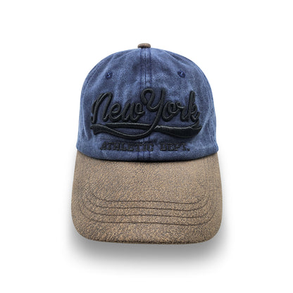Blue New York Design Baseball Cap