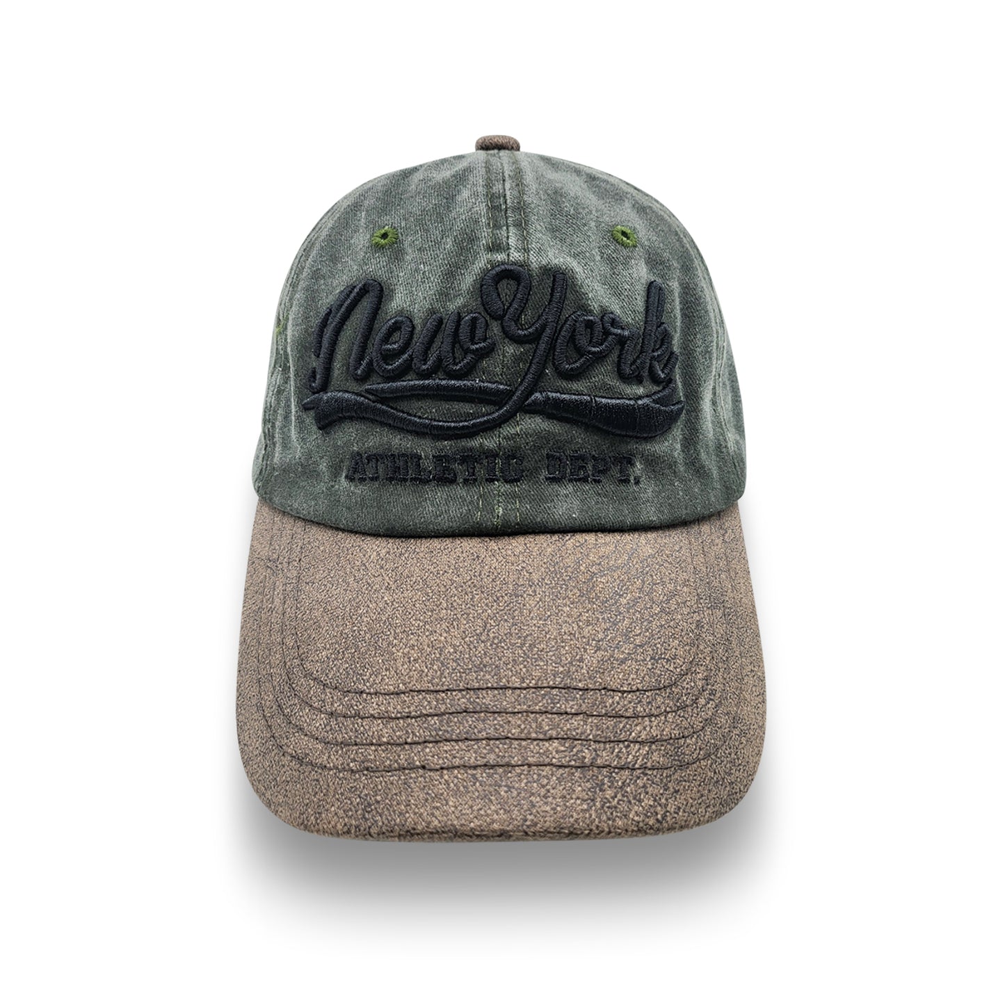 Green New York Design Baseball Cap